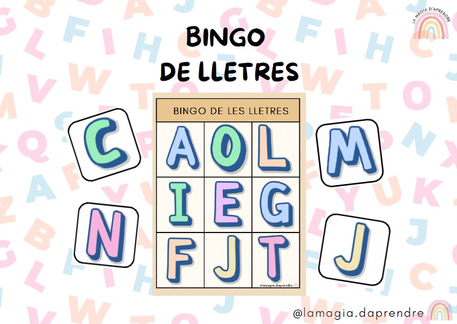 Joc del bingo: lletres