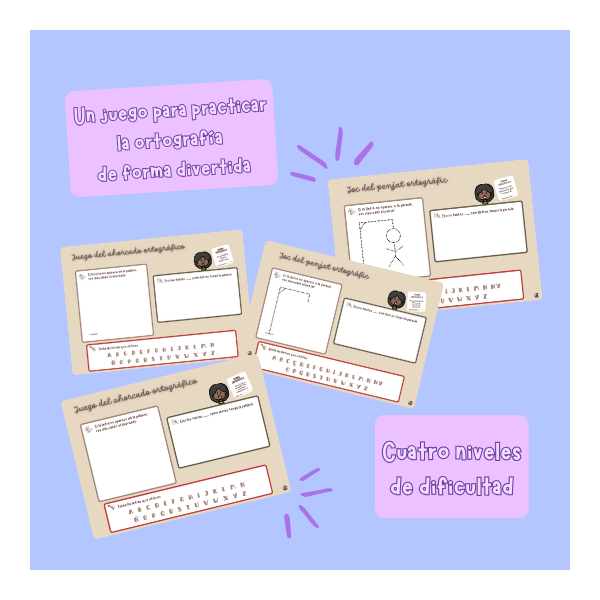 El ahorcado ortográfico (CAT & CAST)