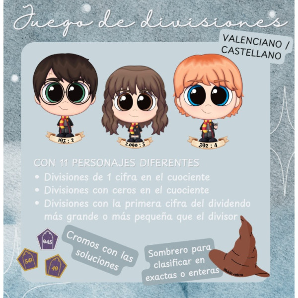 Juego para trabajar las divisiones