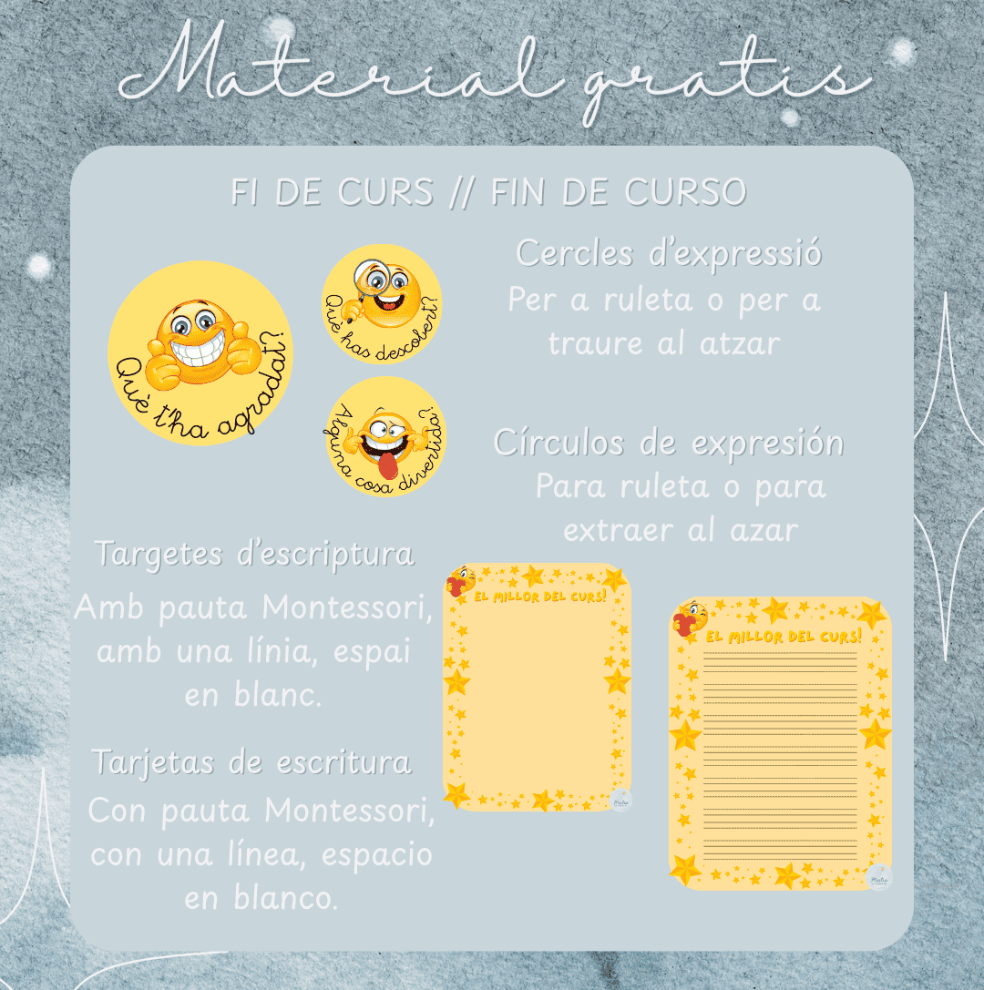 Tarjetas sobre que te ha gustado del curso