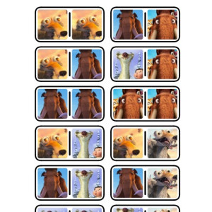 PACK ICE AGE (DOMINÓ, MEMORY I PUZZLES)