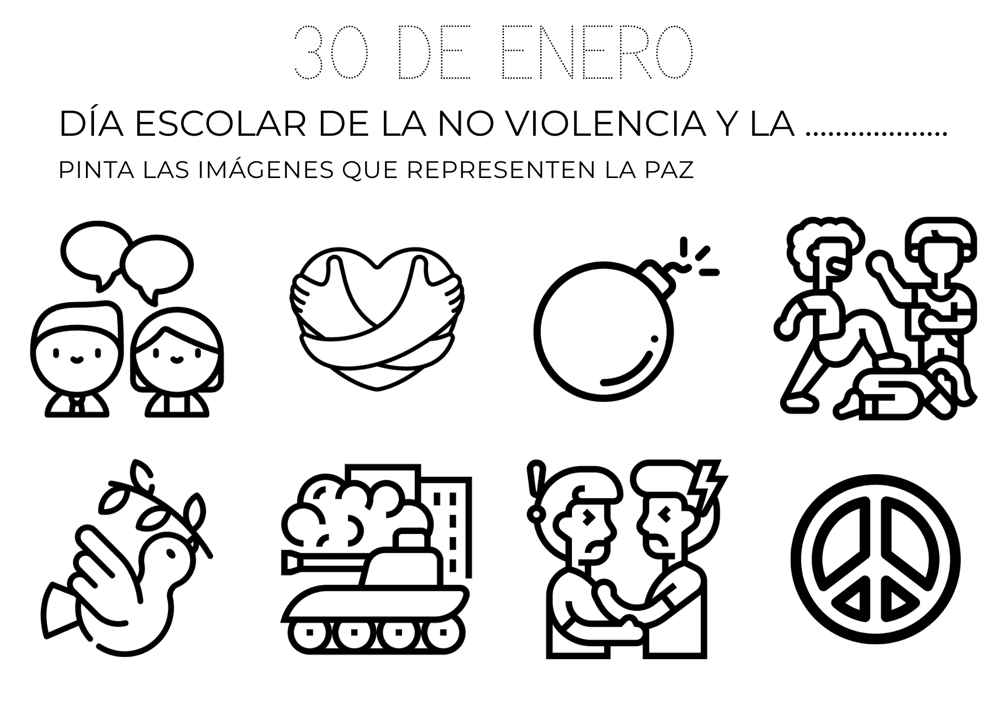 Día de la paz y la no violencia