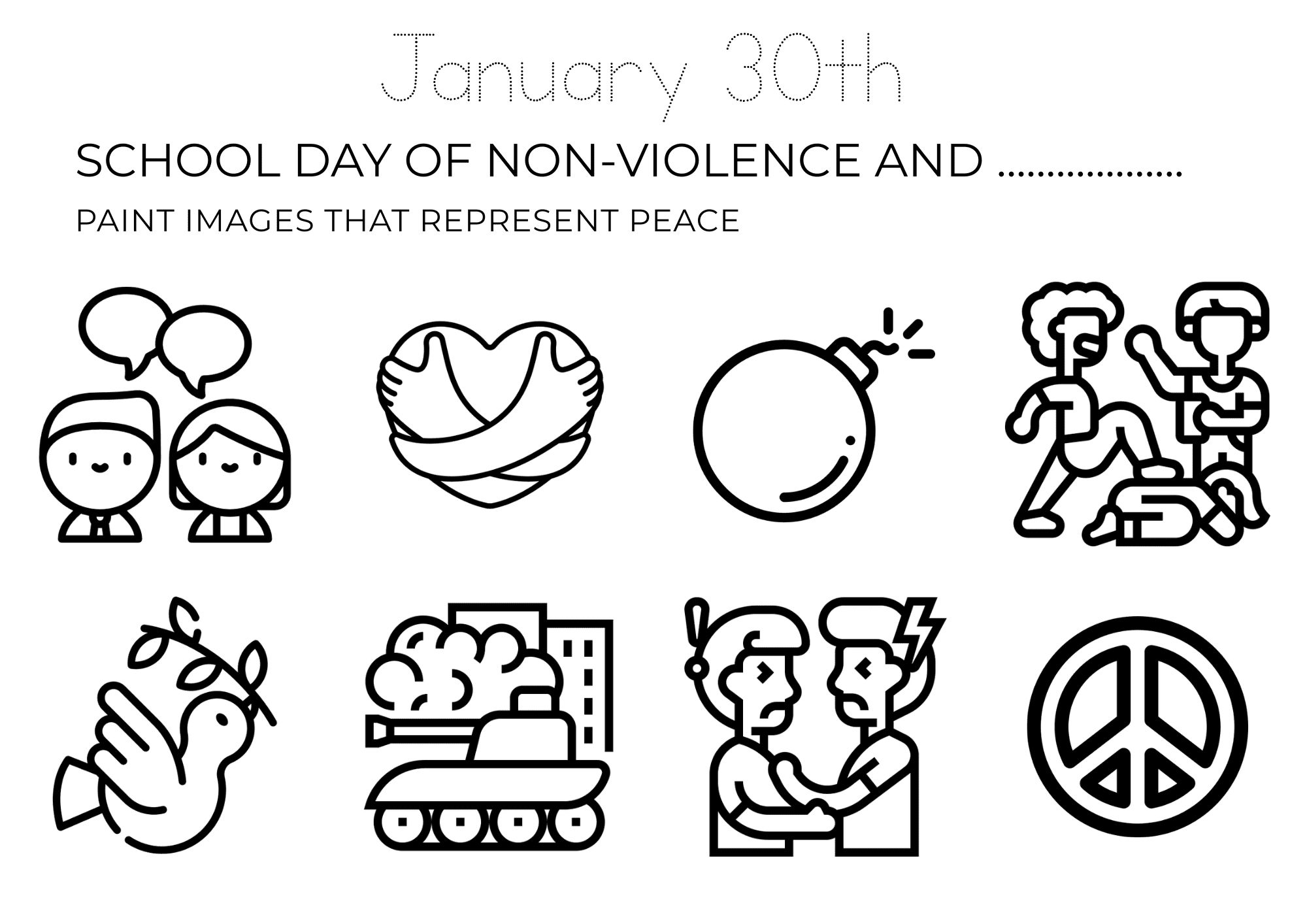 SCHOOL DAY OF NON-VIOLENCE AND PEACE