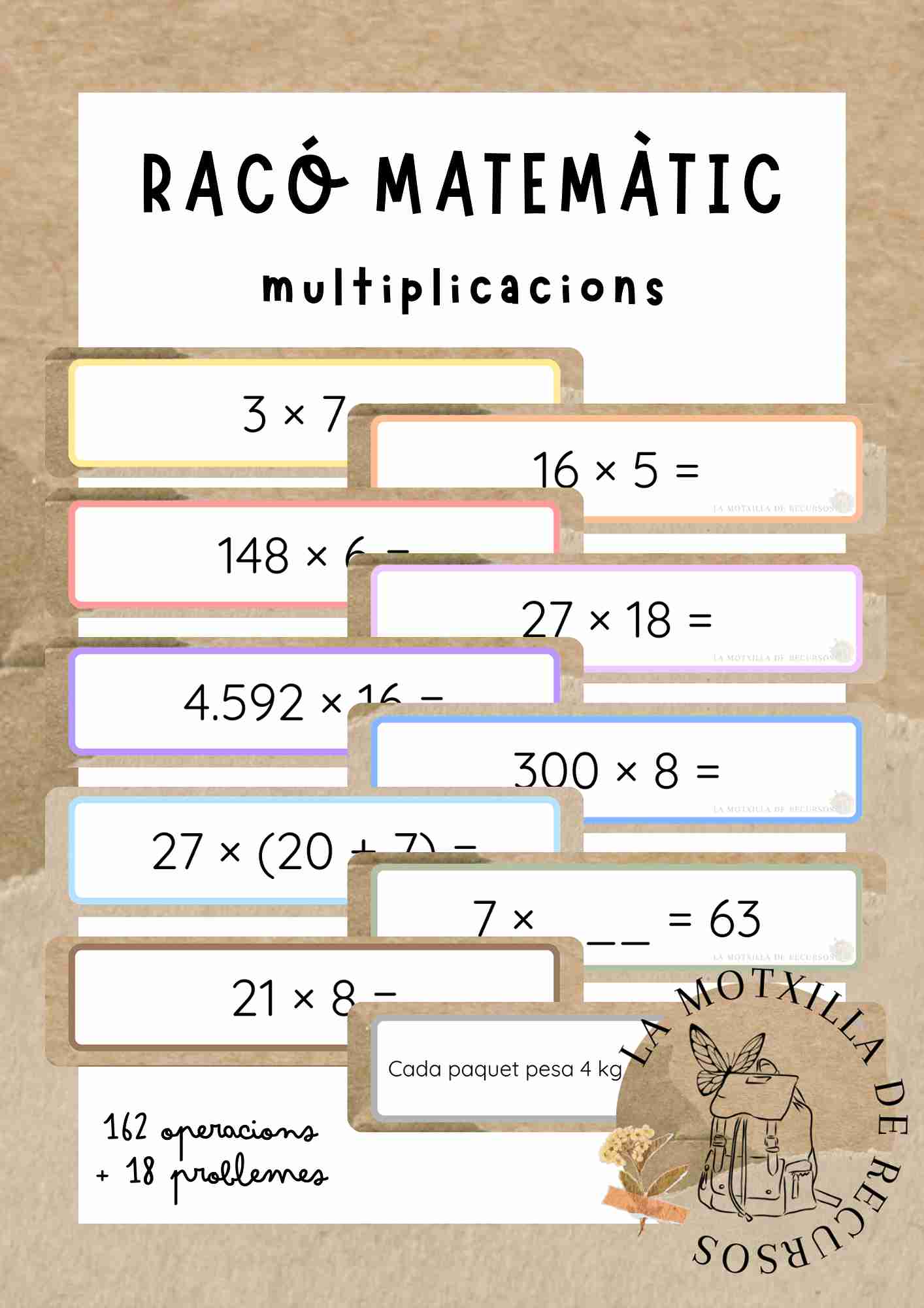Racó matemàtic - 180 multiplicacions autocorrectives