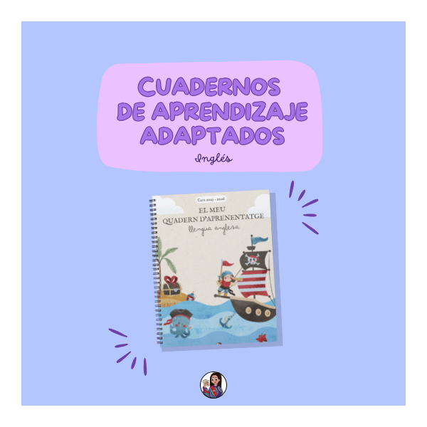 Cuadernos de aprendizaje adaptados de inglés (CAT - ING)