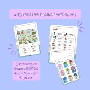 Cuadernos de aprendizaje adaptados de inglés (CAT - ING)