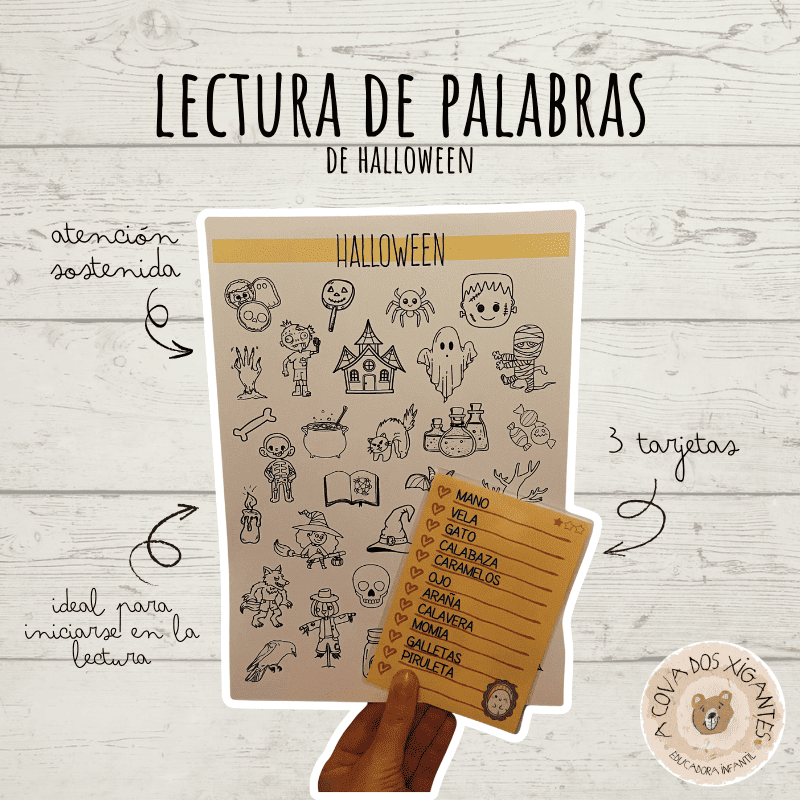 Lectura de palabras - Halloween