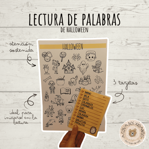 Lectura de palabras - Halloween
