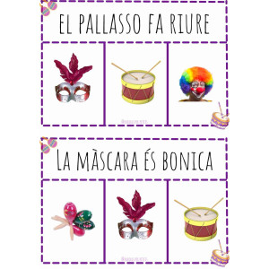 Lectura de frases Carnaval