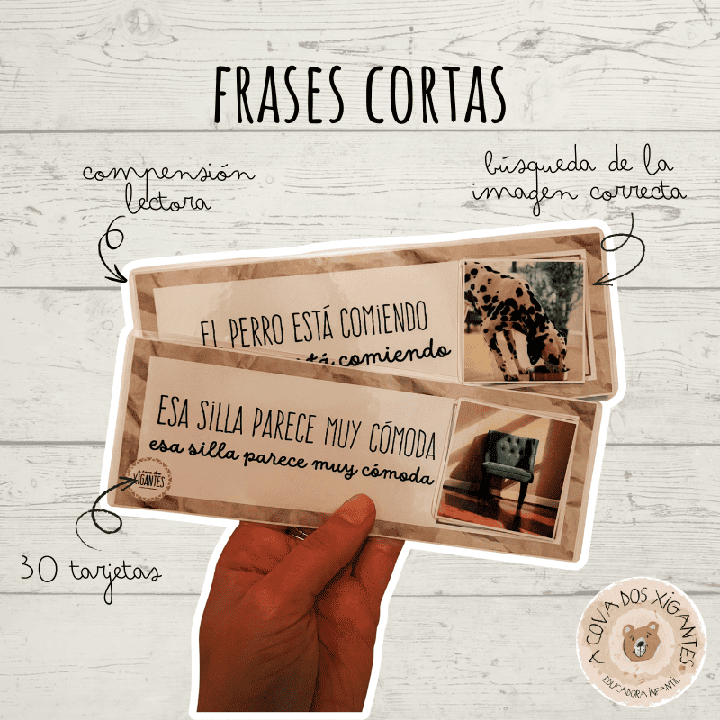 Frases cortas - Comprensión lectora