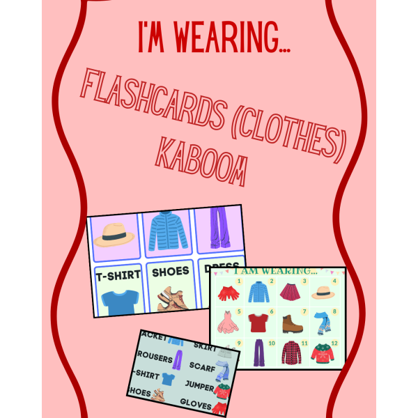 I’m Wearing – Flashcards & Kaboom