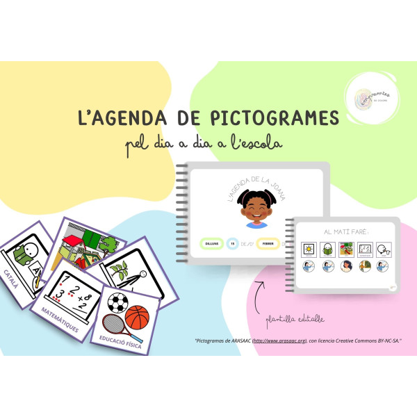 L'AGENDA DE PICTOGRAMES: PEL DIA A DIA A L'ESCOLA