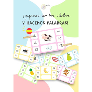 JUGAMOS CON LAS SÍLABAS Y FORMAMOS PALABRAS!