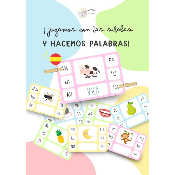 JUGAMOS CON LAS SÍLABAS Y FORMAMOS PALABRAS!