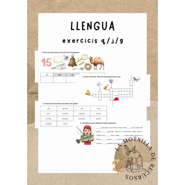 LLENGUA - Activitats de repàs