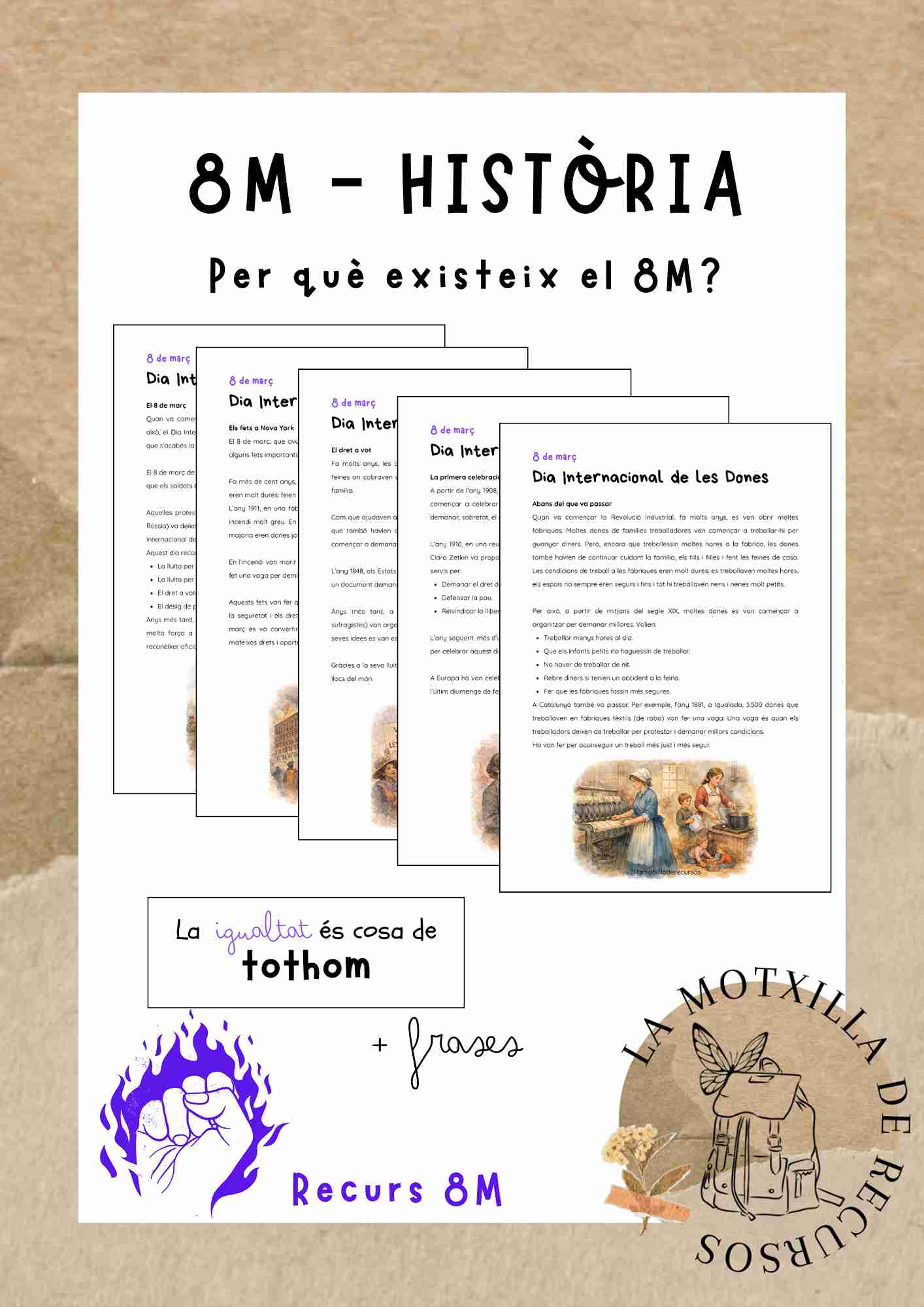 8M - Història + frases