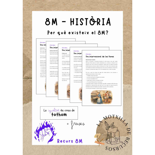 8M - Història + frases