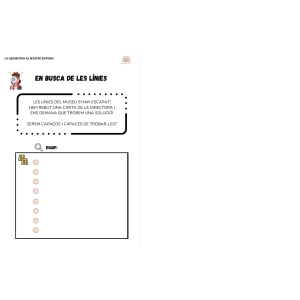 LA GEOMETRIA AL NOSTRE ENTORN. QUADERN VIVENCIAL.