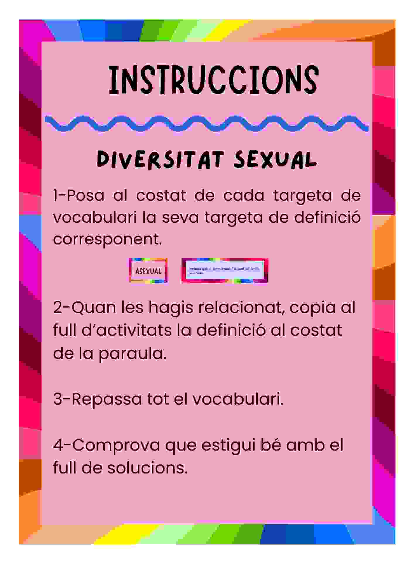 LA DIVERSITAT SEXUAL
