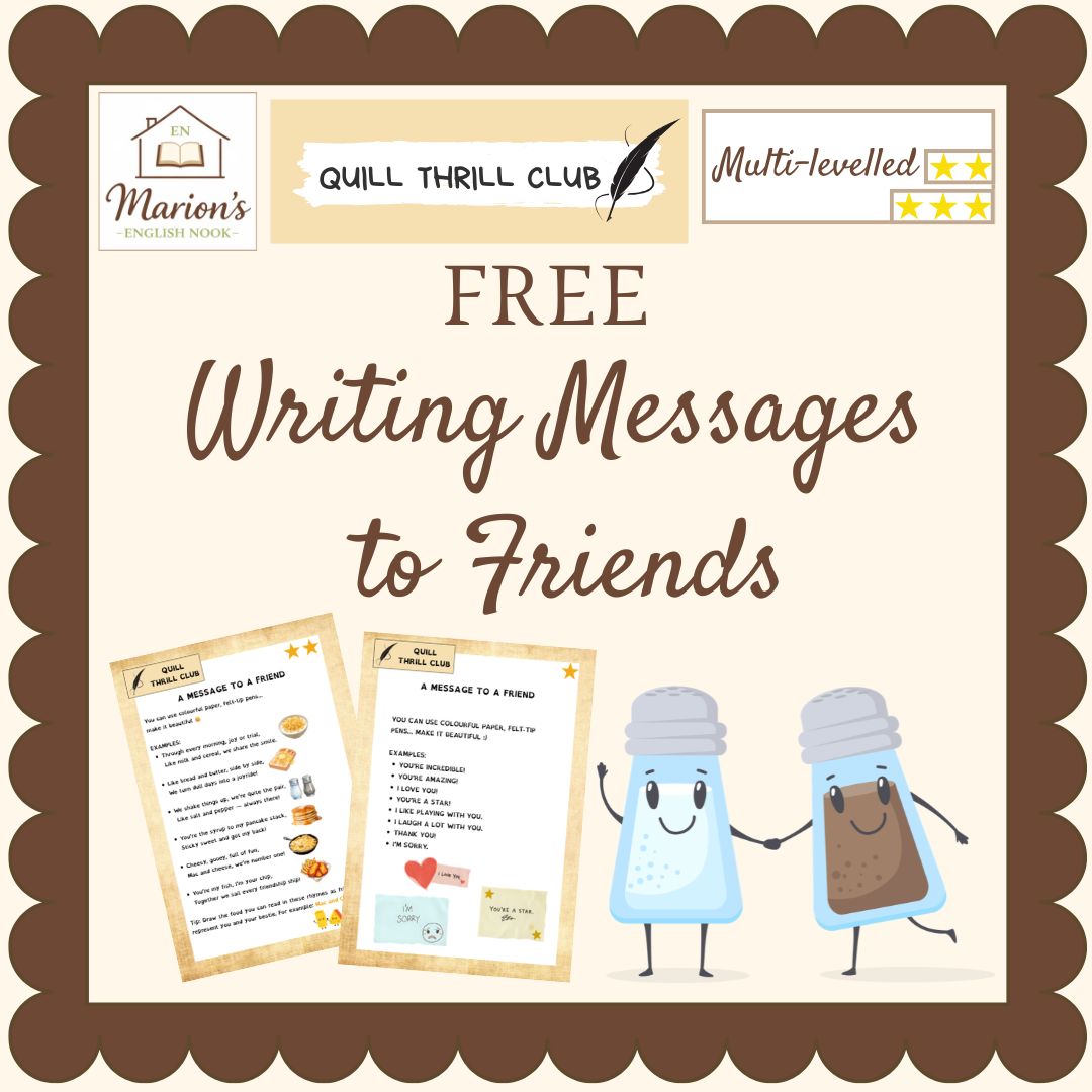 FREE Friendship Writing Activity | Letter & Message Templates