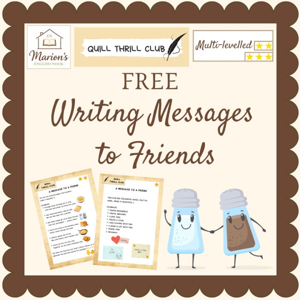 FREE Friendship Writing Activity | Letter & Message Templates