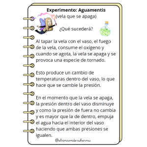 Pociones para trabajar los experimentos