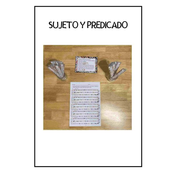 SUJETO Y PREDICADO