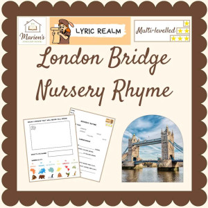 London Bridge Nursery Rhyme Activities | TPR & Differentiated Worksheets