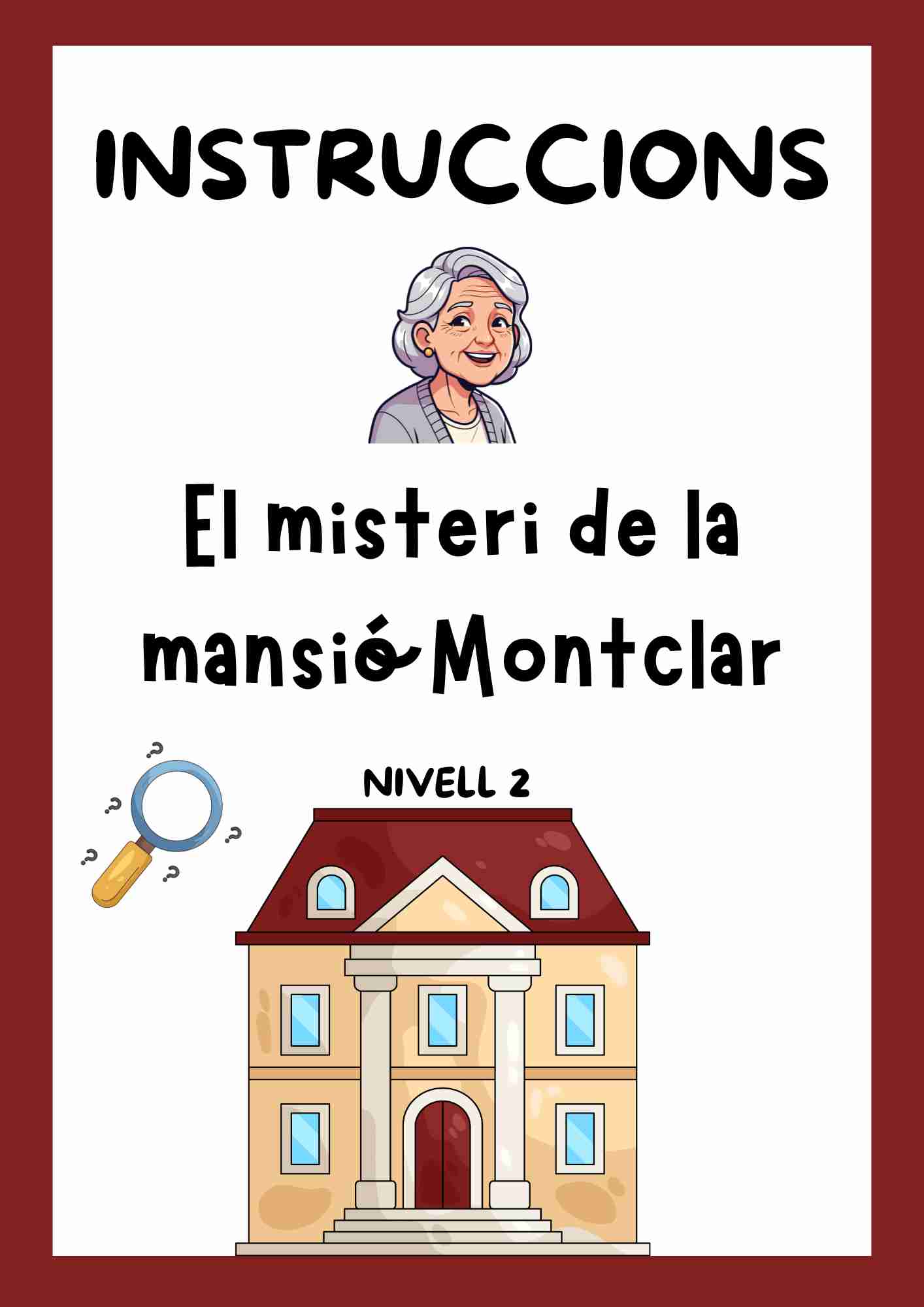 Comprensió lectora de misteri: El misteri de la mansió Montclar. Seràs capaç de trobar el culpable?