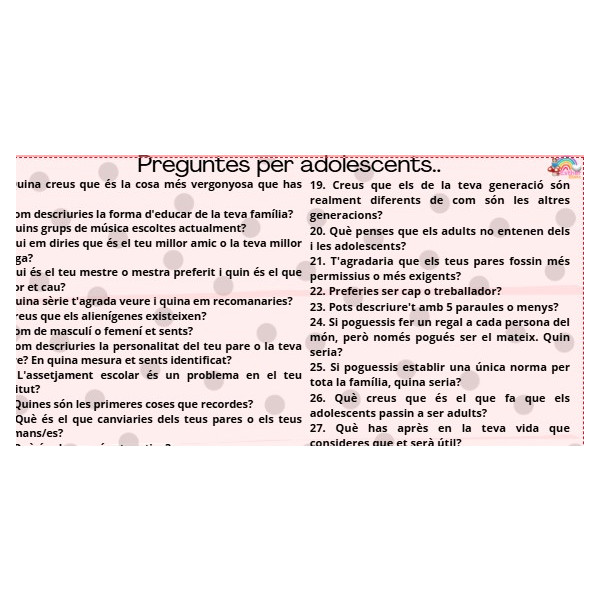 📚 Recurs per fomentar la conversa i la reflexió amb adolescents