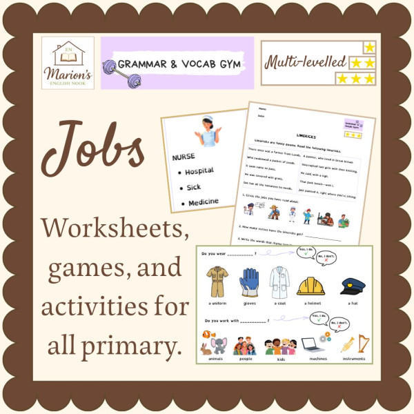 Jobs & Occupations | Speaking Activities, Vocabulary & Grammar | Multi-levelled