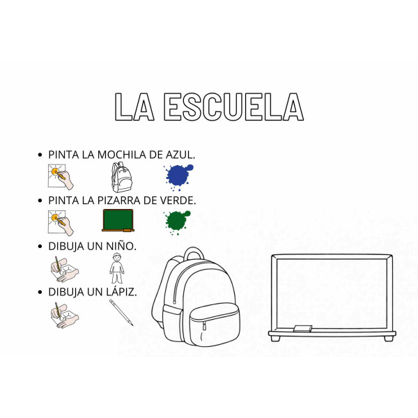 LEE, PINTA Y DIBUJA