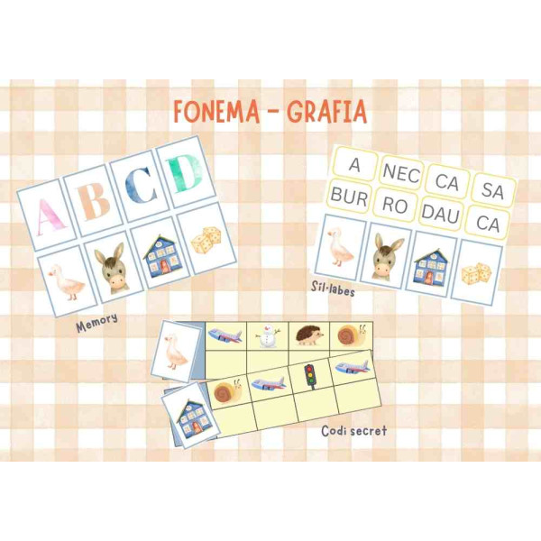 Manipulació: Fonema - grafia