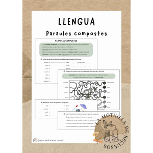 LLENGUA - Paraules compostes