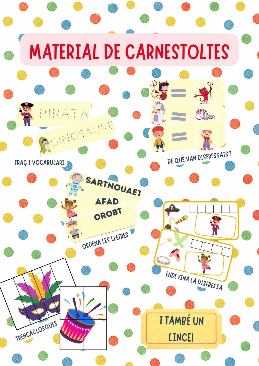 Material de carnestoltes
