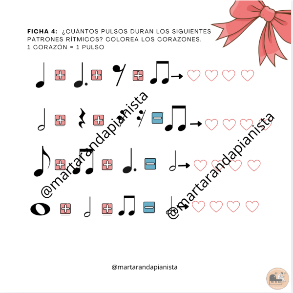 Clase de música en San Valentín