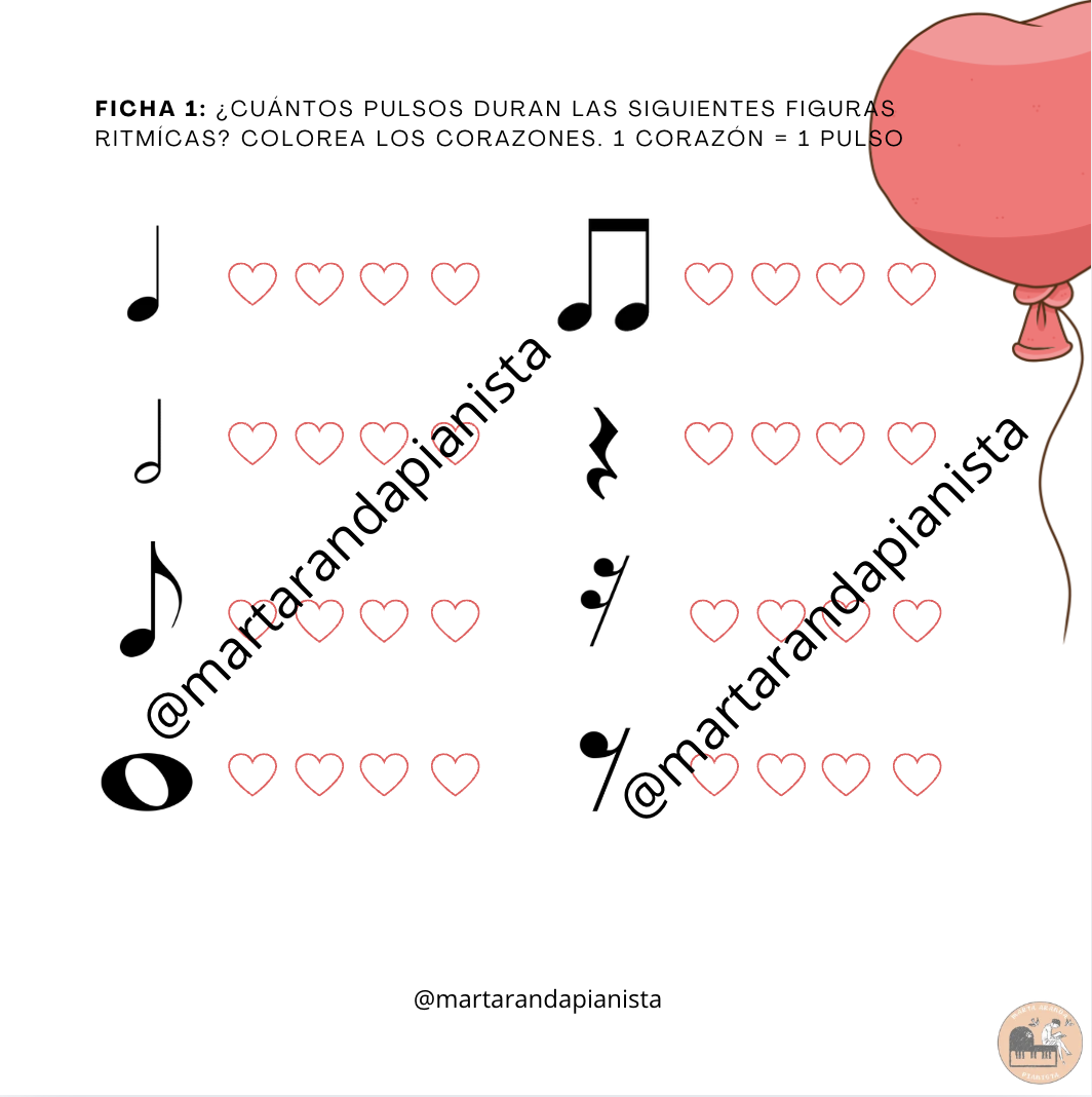 Clase de música en San Valentín