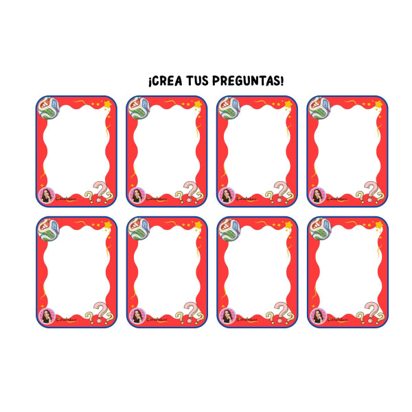PACK1 TARJETAS DE PREGUNTAS "EL GRAN JUEGO DEL MUNDIAL"
