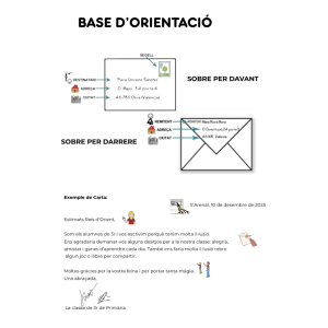 Base d'orientació de la Carta i del Sobre
