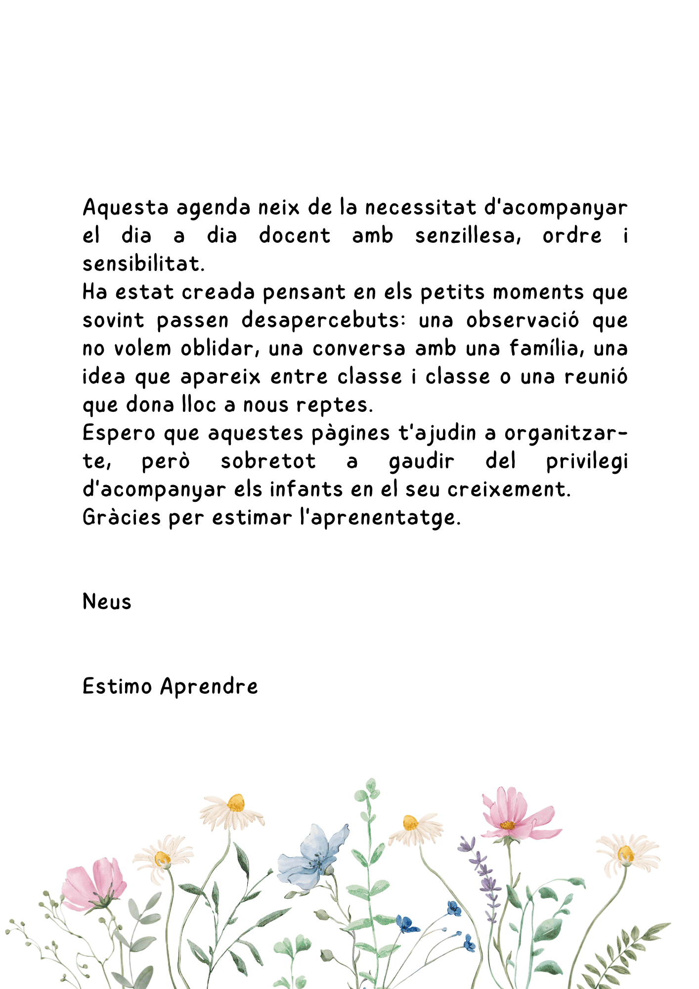 Agenda docent 2026-2027