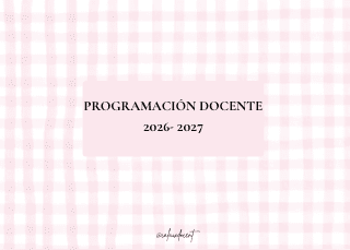 Programación docente