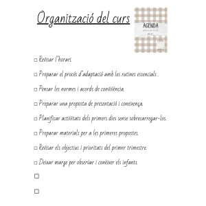 Imprescindibles abans de rebre els infants