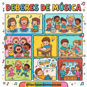 Cartel Decorativo "Deberes de Música"