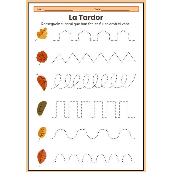 La tardor. Diversitat d'activitats.