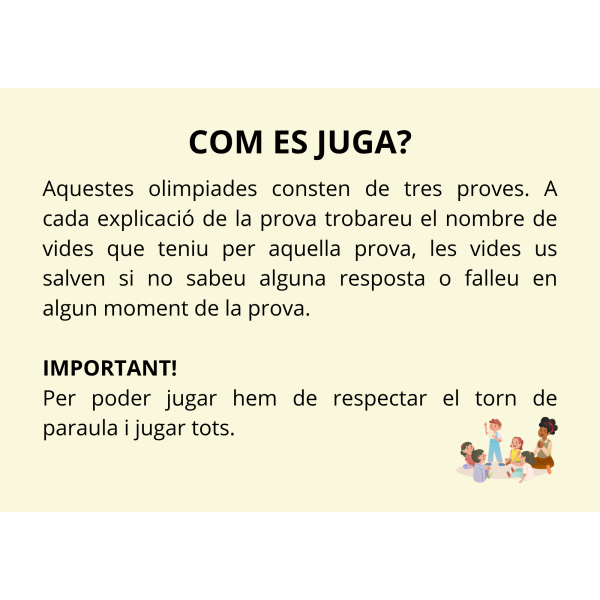 OLIMPIADES COOPERATIVES