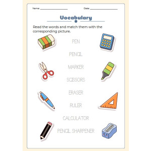 School vocabulary