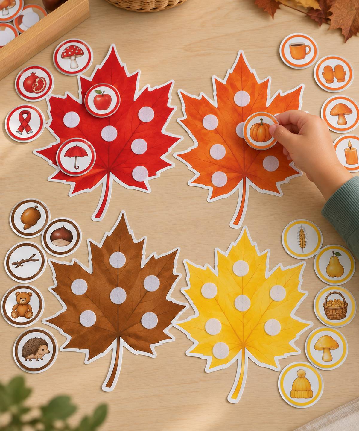 Clasificación por colores: otoño