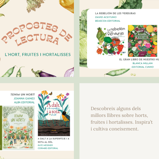 Propostes de lectura: L’hort, fruites i hortalisses
